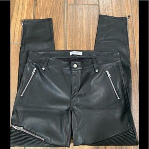 Zara leather pants